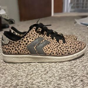Dr. Scholls Women's Leopard Sneakers - Size 8